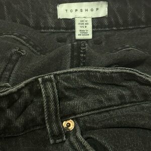 Tops hop mini  black skirt